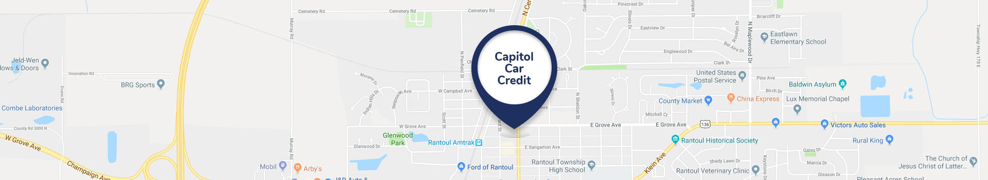 Capitol Car Credit Map